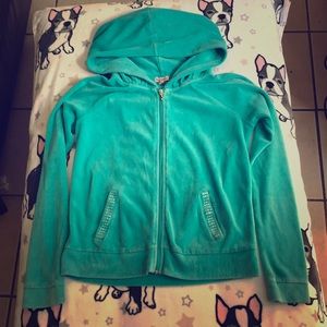 Juicy Couture aqua hoodie Pre-loved Size Medium